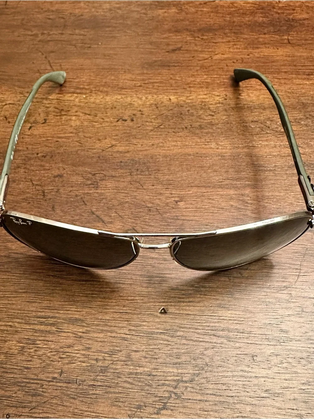 Carbon Fibre - RB8313 004/N5 61-13 - Polished Gunmetal - Green Polarized